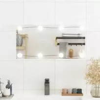 Sieninis veidrodis su LED lemputėmis, 30x60cm, stiklas