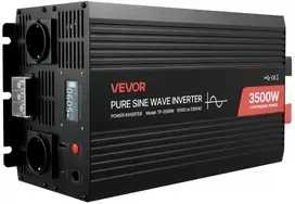 Vevor 3500W galios keitiklis, 12V DC iki 230V AC