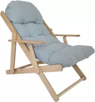Akcentinis fotelis, poilsio fotelis, reguliuojama atlošiamoji dalis, bukmedžio rėmas, iki 120 kg, šviesiai pilka