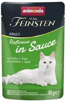 Maisto produktai - ANIMONDA Vom Feinsten Raffinesse vištiena with antiena Wet Food 85g