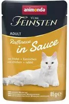 Maisto produktai - ANIMONDA Vom Feinsten Raffinesse vištiena with triušiena 85g