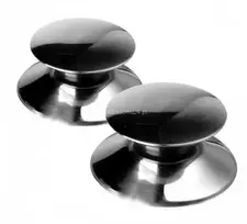 Bikuvalt Rankenėlė Puodo/Keptuvės Dangčiui Metalinė 6.5cm 2vnt