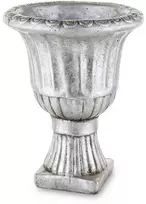 Bikuvalt Vazonas ant kojelės sidabro spalvos betoninis 25,5x20x20 cm 137382