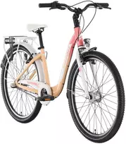 Dviratis Tabou Queen 26 Plus coral-baltas