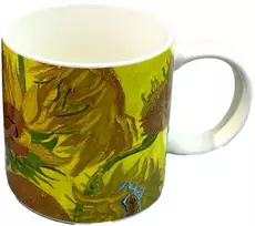 Home4You Puodelis PAINTING ART H9.5cm 350ml "Saulėgrąžos"