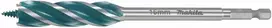 Makita Grąžtas medienai su 4 grioveliais ir 4 pjaunančiomis briaunomis, 16x165 mm, su 1/4" šešiakampiu koteliu E-26652