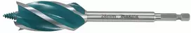 Makita Grąžtas medienai su 4 grioveliais ir 4 pjaunančiomis briaunomis, 28x165 mm, su 1/4" šešiakampiu koteliu E-26696