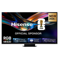 Hisense UR9S, 85'', 4K UHD, RGB Mini LED, juodas - Televizorius