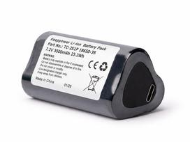 Keeppower 2S1P 18650 akumuliatorių blokas 7,2 V 3500 mAh 25,2 Wh su C tipo įvestimi/išvestimi ir DC5521 (5,5 x 2,1 mm)