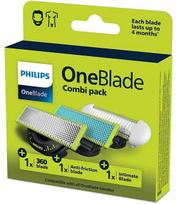 360° keičiamasis peiliukas Philips OneBlade QP936/50, 3 vnt.