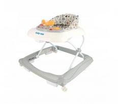 BABY MIX VAIKŠTYNĖ SU SILIKONINIAIS RATUKAIS, GREY