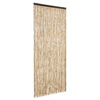 vidaXL Užuolaida nuo vabzdžių, smėlio sp., 100x220cm, šenilis