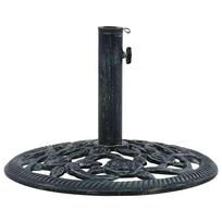 vidaXL Lauko skėčio pagrindas, žalios spalvos, 9kg, 40cm, ketus