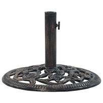 vidaXL Skėčio pagrindas, bronzinės spalvos, ketus, 12kg, 48cm
