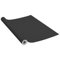 vidaXL Lipni plėvelė baldams, juodos spalvos, 500x90cm, PVC