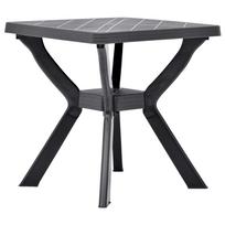 vidaXL Bistro staliukas, antracito spalvos, 70x70x72cm, plastikas