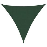 vidaXL Uždanga nuo saulės, tamsiai žalia, 4x4x4m, HDPE, 160g/m²