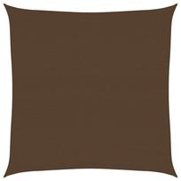 vidaXL Uždanga nuo saulės, rudos spalvos, 7x7m, HDPE, 160g/m²