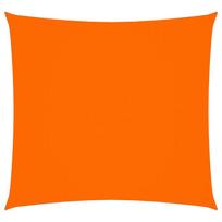 vidaXL Uždanga nuo saulės, oranžinė,5x5m, oksfordo audinys, kvadratinė