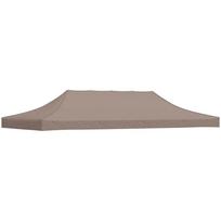 vidaXL Proginės palapinės stogas, taupe spalvos, 6x3m, 270 g/m²