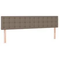 vidaXL Galvūgaliai, taupe spalvos, 160x5x78/88 cm, audinys