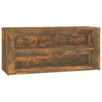 vidaXL Lentyna batams, dūminio ąžuolo, 100x35x45cm, apdirbta mediena