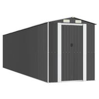 vidaXL Sodo pašiūrė, antracito, 192x772x223cm, galvanizuotas plienas
