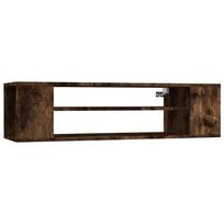 vidaXL Pakabinama TV spintelė, dūminio ąžuolo, 100x30x26,5cm, mediena