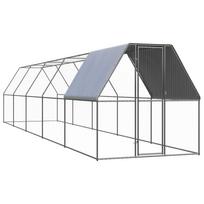 vidaXL Lauko narvas viščiukams, 2x10x2m, galvanizuotas plienas