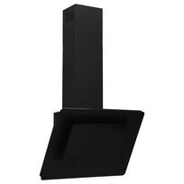 vidaXL Sieninis gartraukis, juodas, 60cm, plienas ir grūdintas stiklas