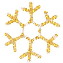 vidaXL Kalėdinė dekoracija snaigė su 72 šiltomis baltomis LED, 38x37cm