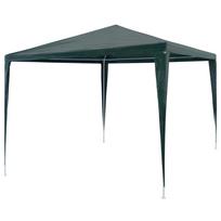 vidaXL Proginė palapinė, žalia, 3x3m, PE