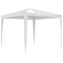 vidaXL Proginė palapinė, baltos spalvos, 2,5x2,5m