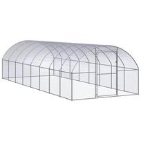 vidaXL Lauko narvas viščiukams, 3x8x2m, galvanizuotas plienas