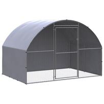 vidaXL Lauko narvas viščiukams, 3x2x2m, galvanizuotas plienas