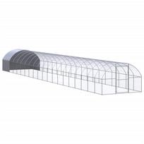vidaXL Lauko narvas viščiukams, 3x20x2m, galvanizuotas plienas