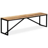 vidaXL Suoliukas, masyvi mango mediena, 160x35x45cm