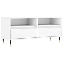 vidaXL Televizoriaus spintelė, balta, 100x34,5x44,5cm, mediena