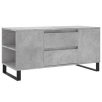 vidaXL Kavos staliukas, betono pilkas, 102x44,5x50cm, apdirbta mediena