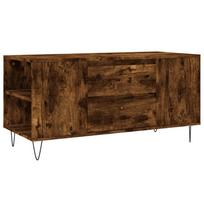vidaXL Kavos staliukas, dūminio ąžuolo, 102x44,5x50cm, mediena