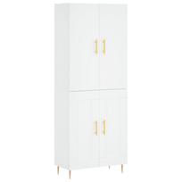 vidaXL Komoda, baltos spalvos, 69,5x34x180cm, apdirbta mediena