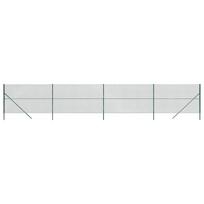 vidaXL Tinklinė tvora, žalios spalvos, 1,6x10m