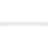 vidaXL Vielinė tinklinė tvora, antracito, 1,6x25m, plienas