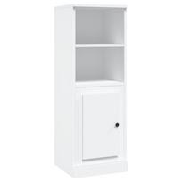 vidaXL Komoda, baltos spalvos, 36x35,5x103,5cm, apdirbta mediena