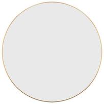 vidaXL Sieninis veidrodis, auksinis, 60cm skersmens, apskritas