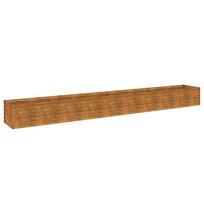 vidaXL Pakeltas sodo lysvė, 386x50x36 cm, Corten plienas