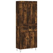 vidaXL Komoda, dūminio ąžuolo spalvos, 69,5x34x180cm, apdirbta mediena