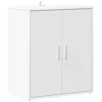 vidaXL Spintelė batams, baltos spalvos, 60x35x70cm, apdirbta mediena
