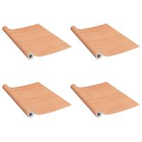 vidaXL Lipnios plėvelės baldams, 2vnt., ąžuolo, 500x90cm, PVC
