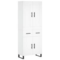 vidaXL Komoda, baltos spalvos, 69,5x34x180cm, apdirbta mediena